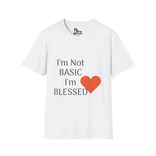 I'm Not Basic, I'm Blessed graphic tee